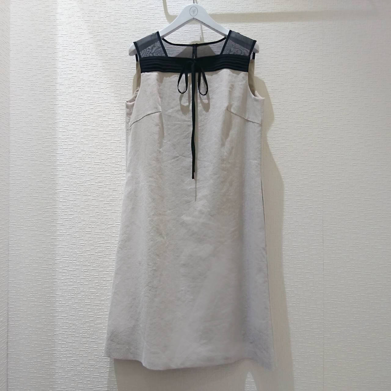 アベニールエトワール　レース　ボウタイ　リボン　ワンピース Aveniretoile♡アベニールエトワール♡レースボウタイワンピース