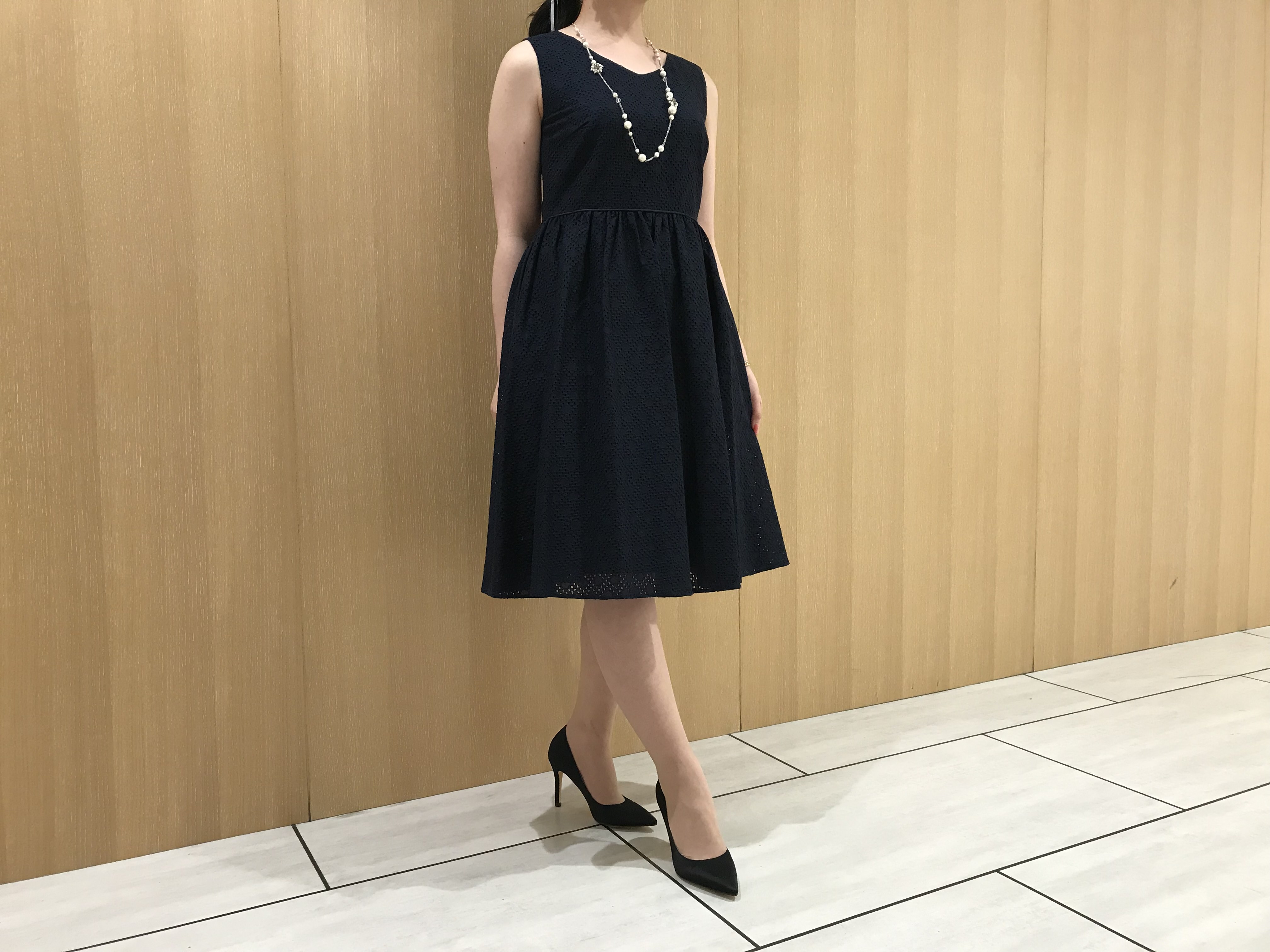 コットンサークルレースワンピース | m-i-d | AVENIRETOILE