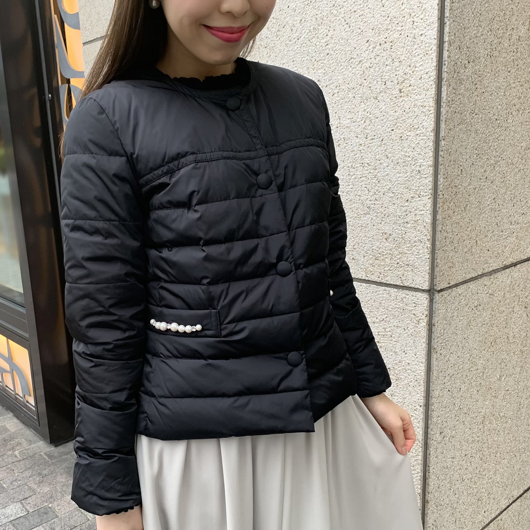 エレガント派におすすめ♡デイリーに着るダウンコートの着こなし