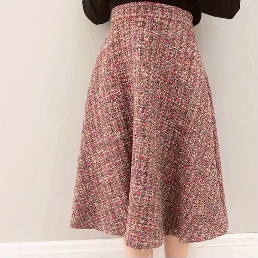 再入荷情報〈オリジナルツイードフレアスカート〉 | m-i-d