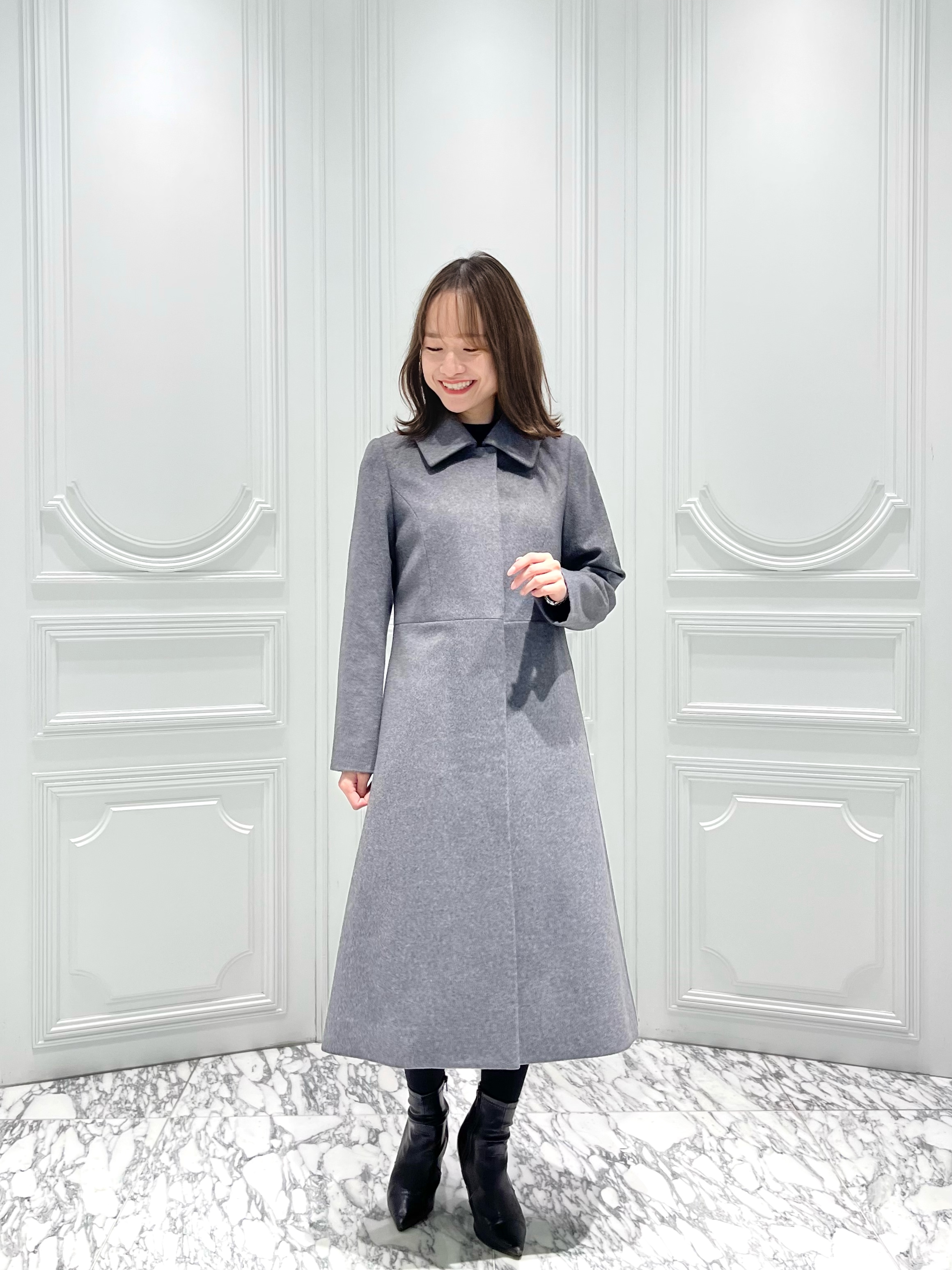 極美品✨Aveniretoile COUTURE カシミア100 プリーツコート - その他