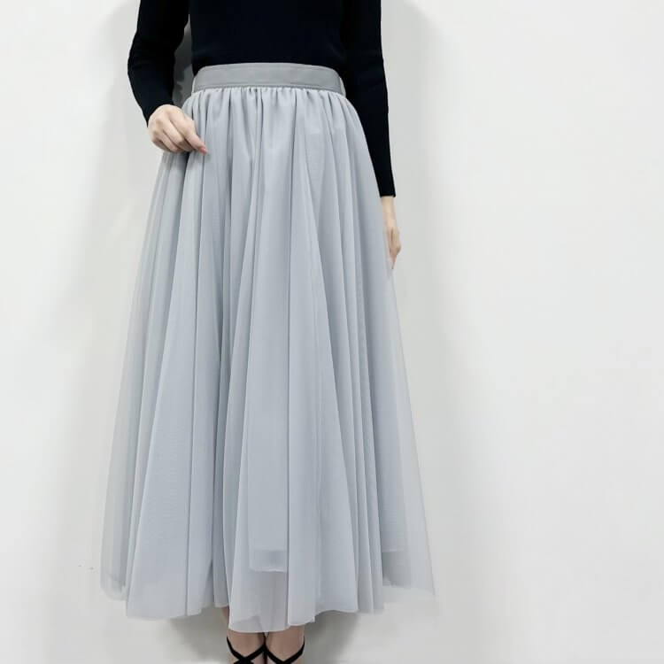 ET様 アベニールエトワール　ウエストグログラン　チュールスカート 新色入荷情報〈グログランウエストチュールスカート〉 | m-i-d