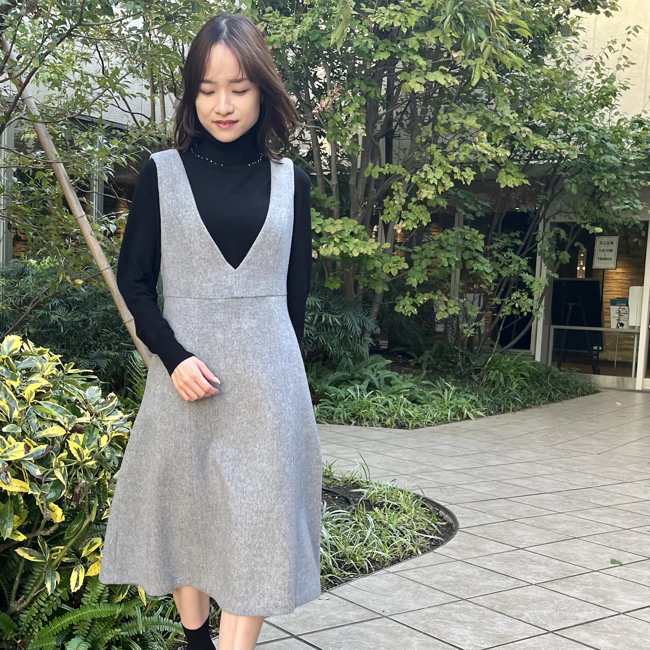 【入手困難】PRADA◆ウール ジャンパースカート ミニドレス 話題 入手困難】PRADA◇ウール ジャンパースカート ミニドレス 話題