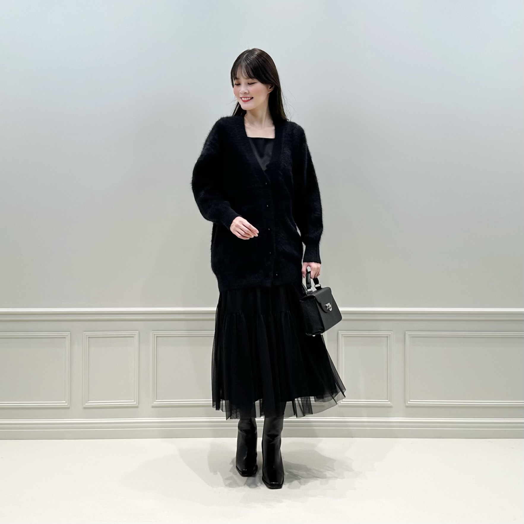 TN様 C6666 ファーカーディガンコーデ ファーカーディガン」の人気ファッションコーディネート - WEAR