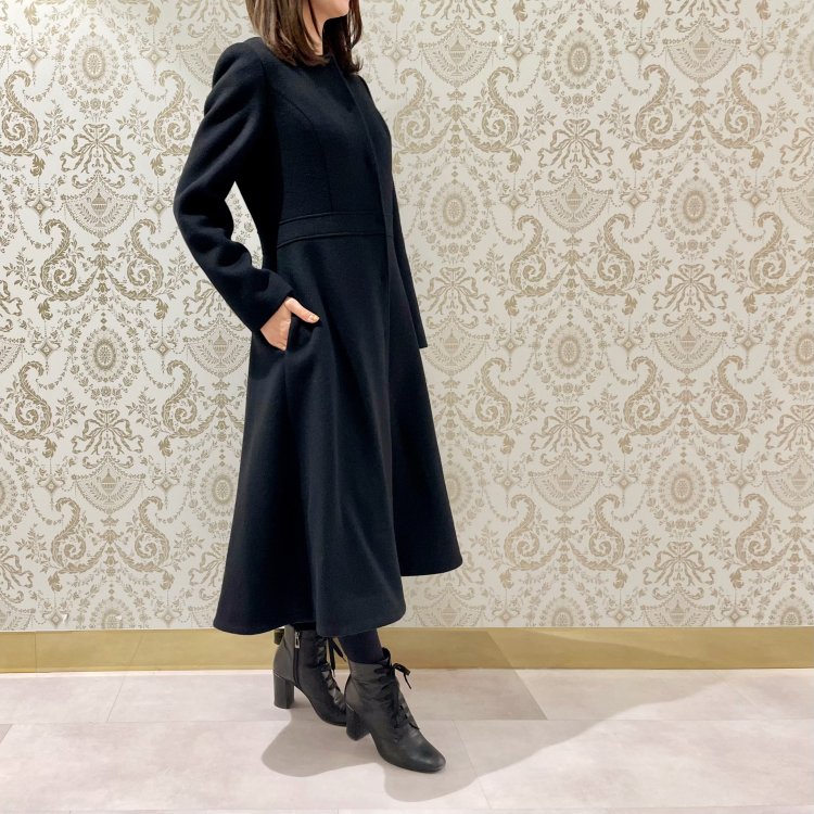 セール】 SHIPS any: ノンミュールジングウール ノーカラー パイピング ロングコート （その他アウター）｜SHIPS for women /  シップスウィメン ファッション通販 タカシマヤファッションスクエア