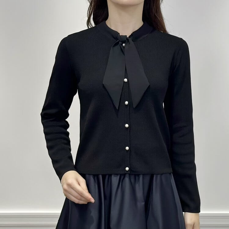 新作入荷情報〈スカーフ付ニットカーディガン〉 | m-i-d