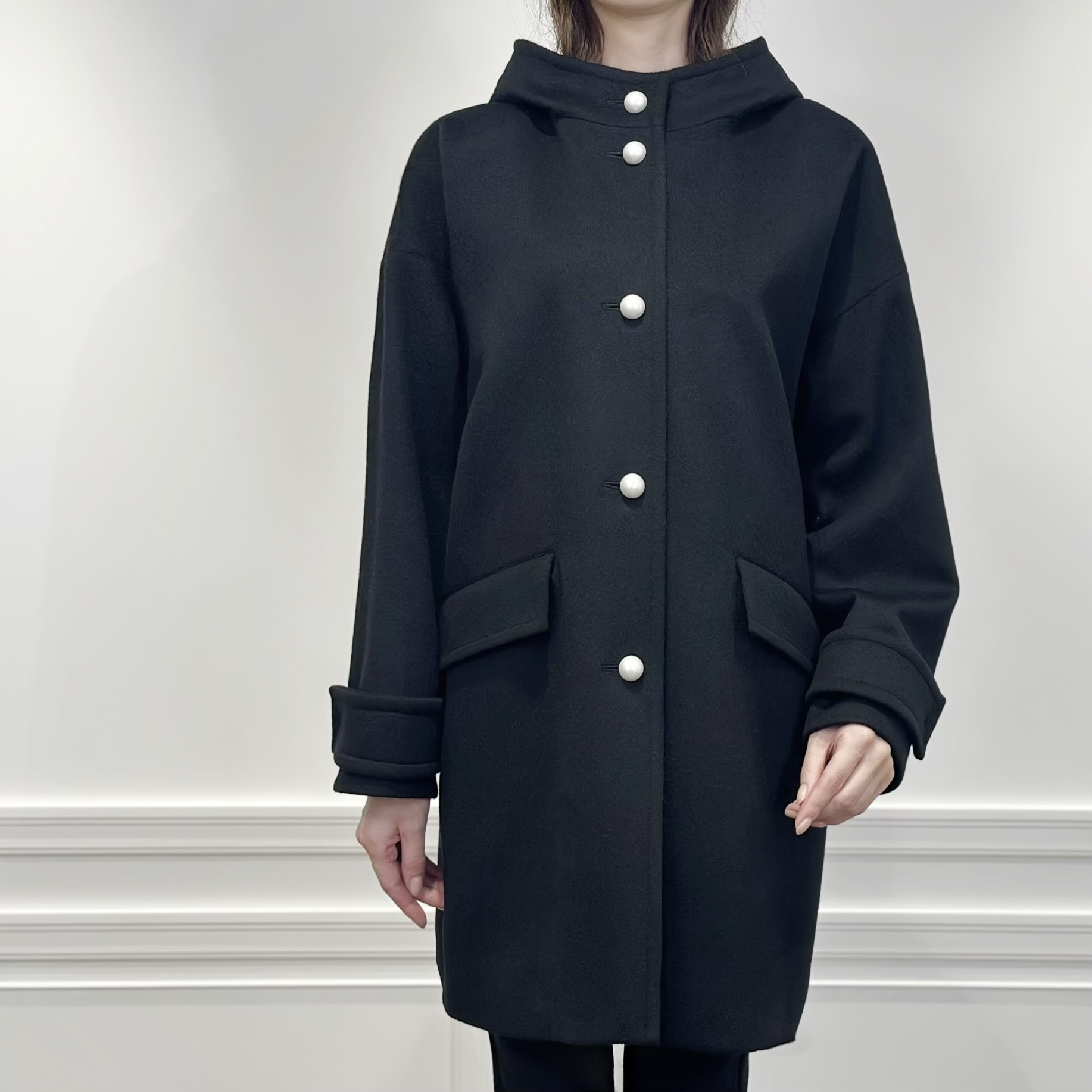 新作入荷情報〈ラムウールショートビーバーフーディコート〉 | m-i-d