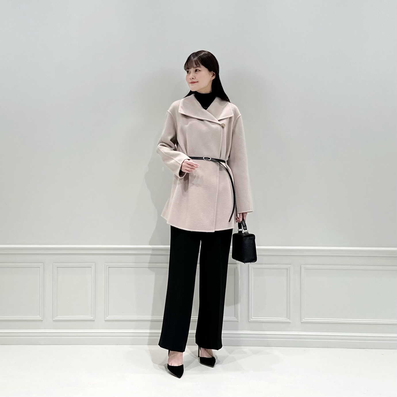 一枚で即お洒落！ウエストマークでスタイルアップする”ベルテッド