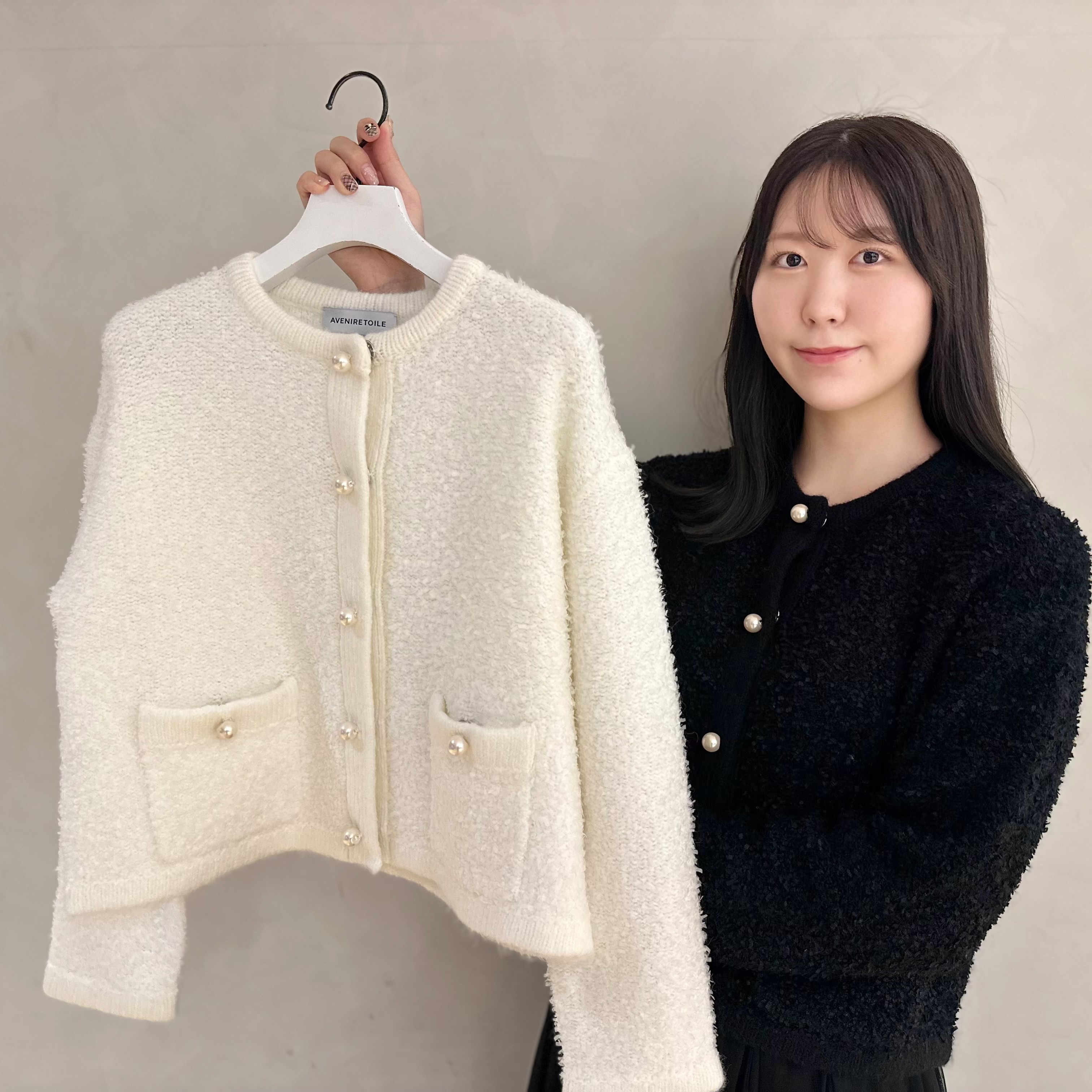 今週末の要CHECKアイテム！ /パールボタンニットジャケット＠銀座三越