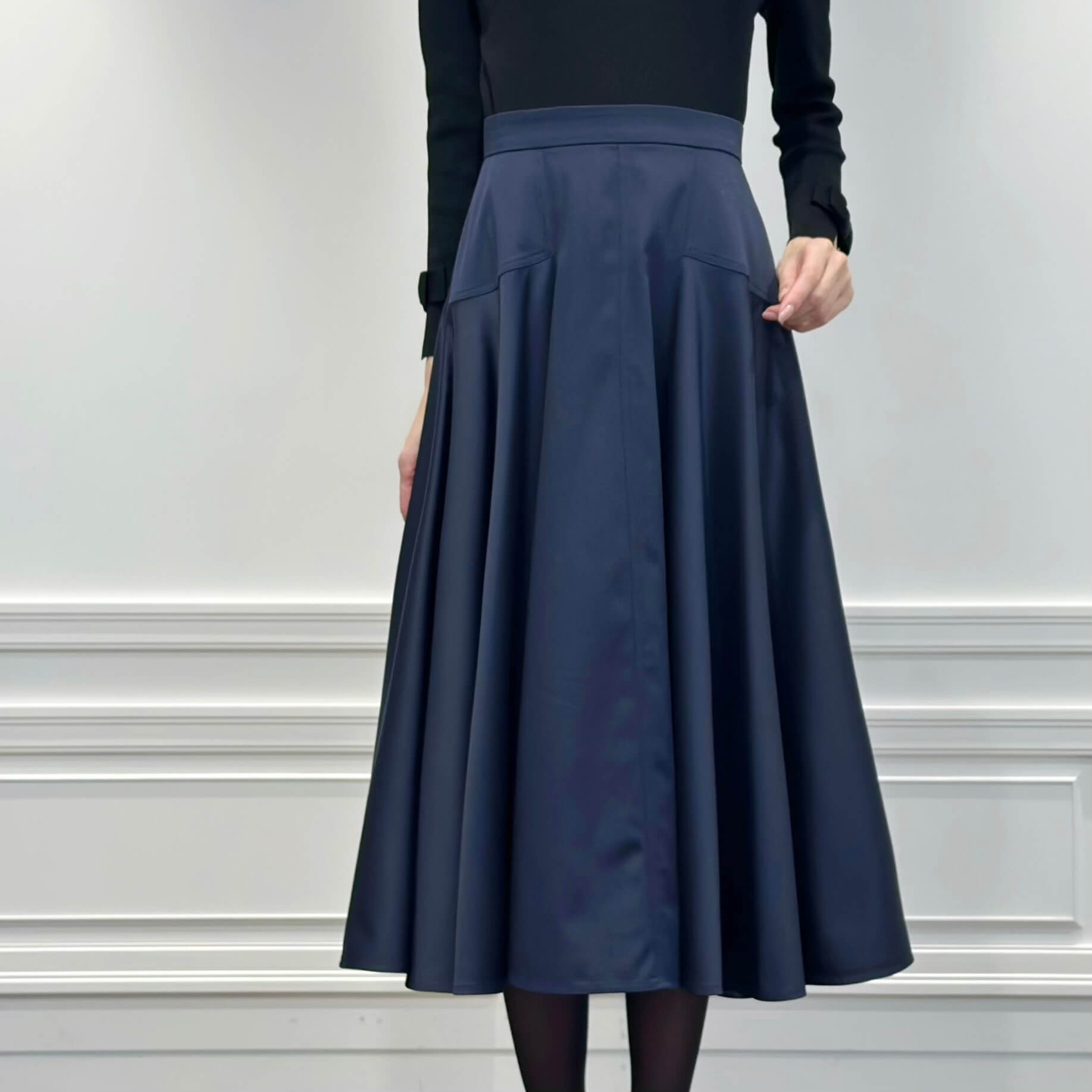 【新品】L'Appartement【HAVEL studio】フレアスカート36 新品】L'Appartement【HAVEL studio】フレアスカート36