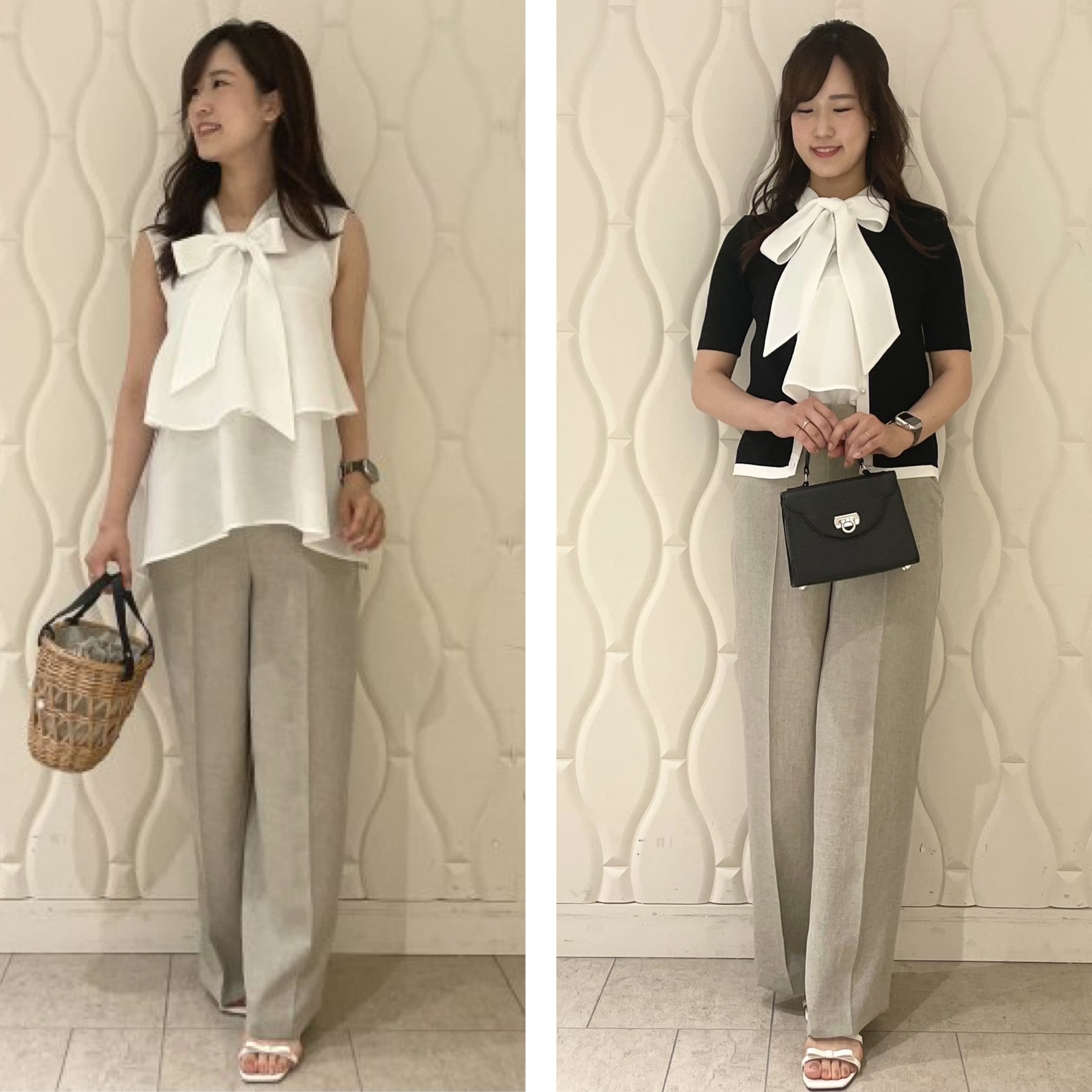 AVENIRETOILE UVカットバイカラー半袖ニットカーディガン36 ＋1でコーデの印象をシフトチェンジ♡ワードロープに加えたい