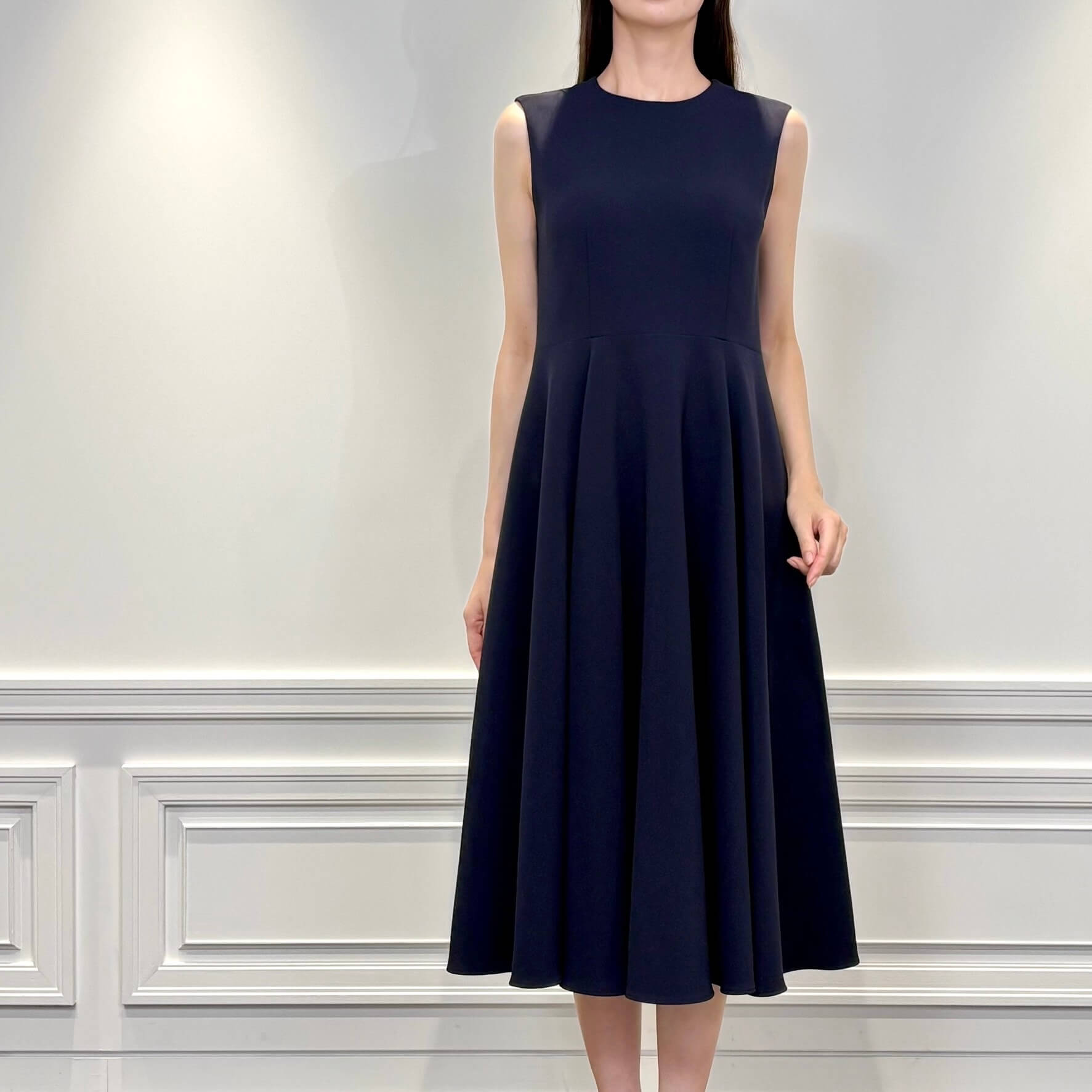 【オーダー品】えすあーる 新作入荷情報〈ダブルクロスウエスト切替フレアワンピース〉 | m-i-d