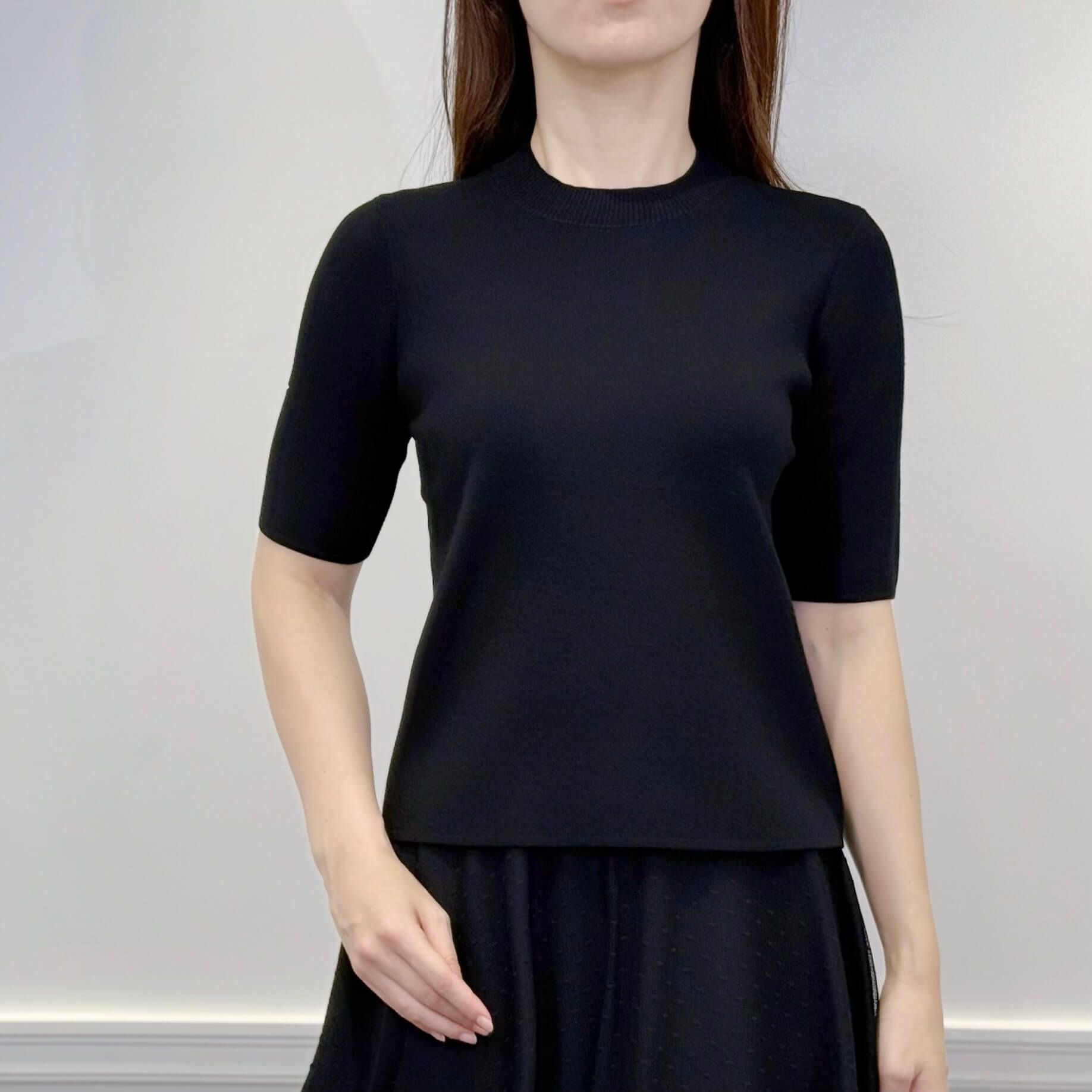 新作入荷情報〈ハイネック半袖ニットプルオーバー〉 | m-i-d