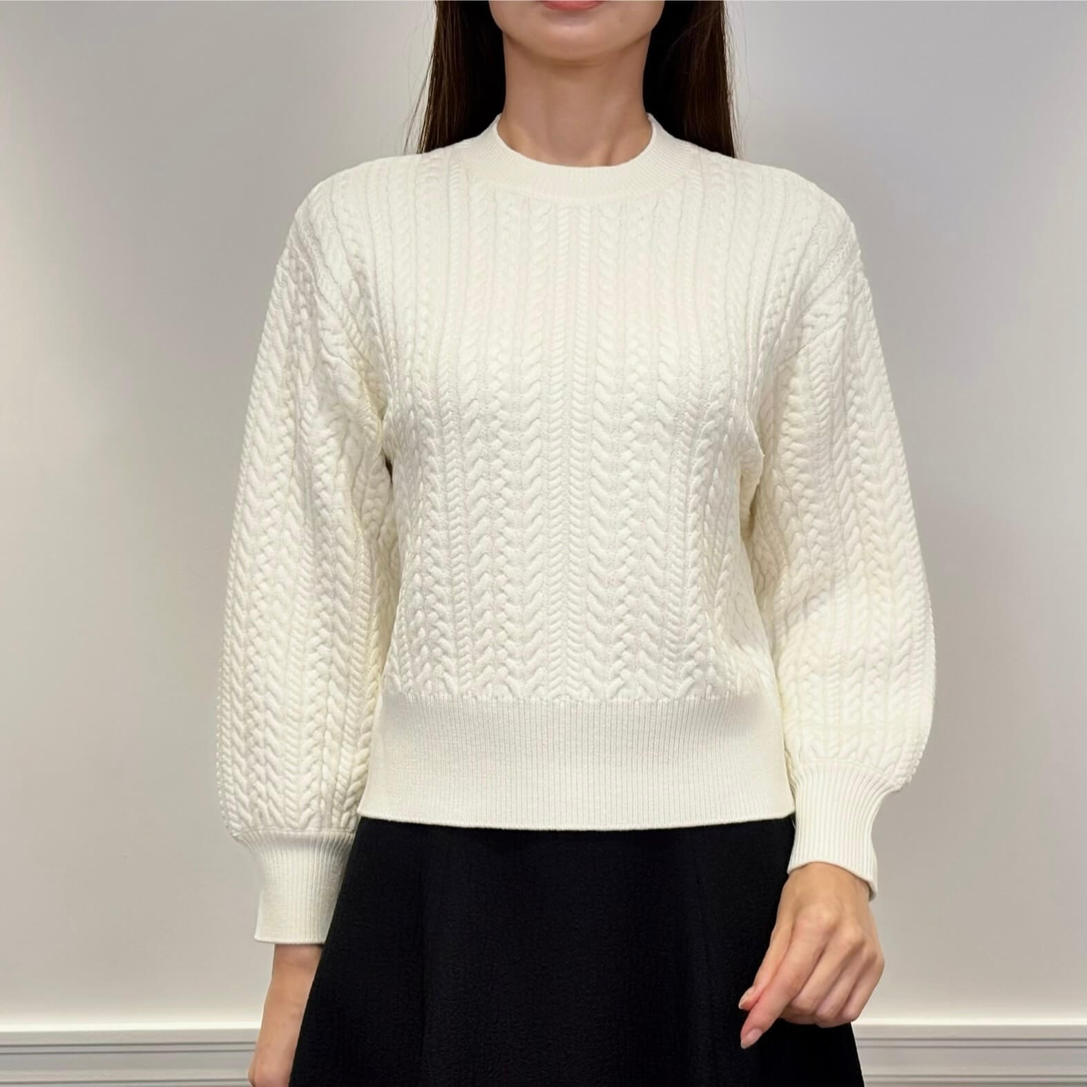 新作入荷情報〈ケーブルニットプルオーバー〉 | m-i-d | AVENIRETOILE