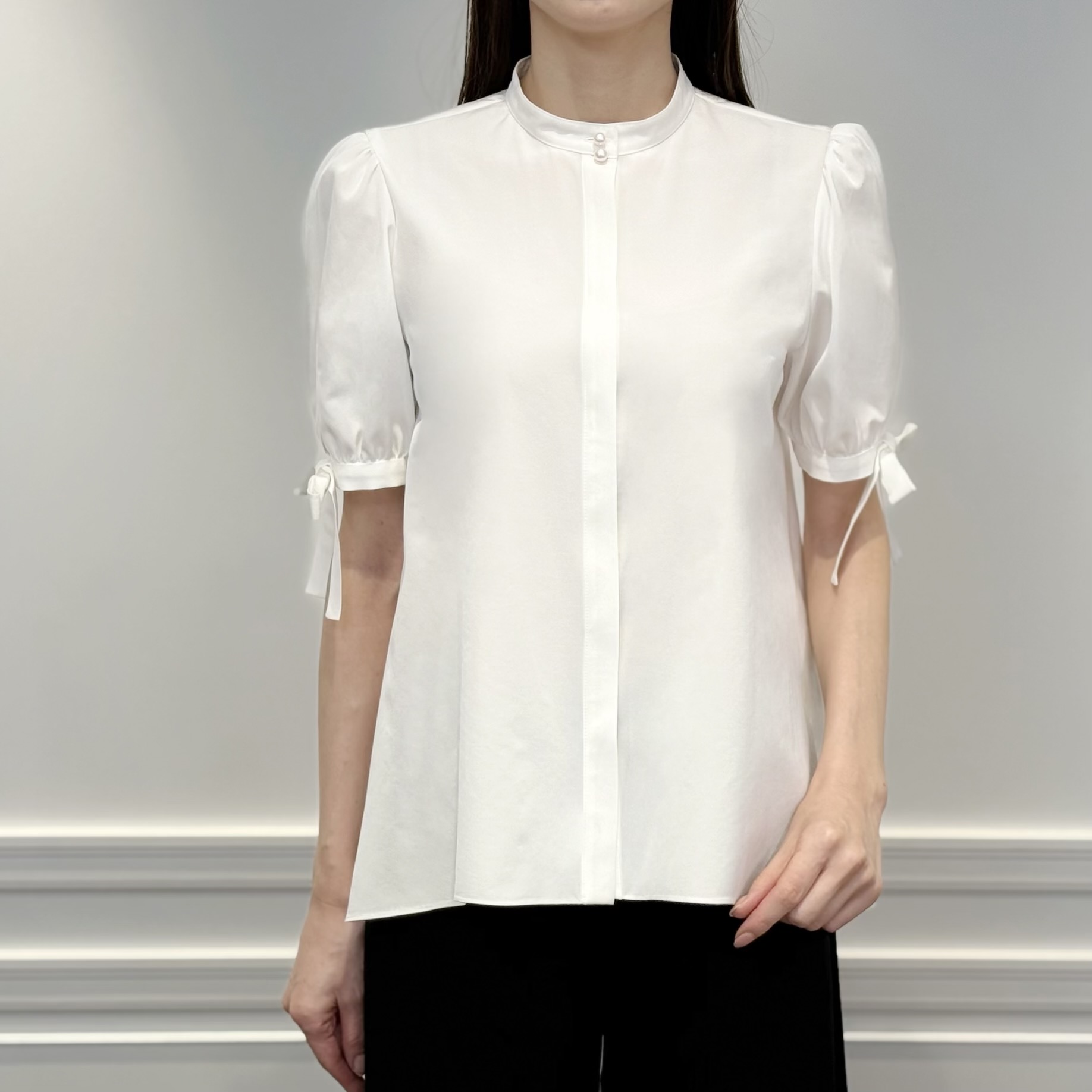 新作入荷情報〈リボンパフスリーブブラウス〉 | m-i-d | AVENIRETOILE