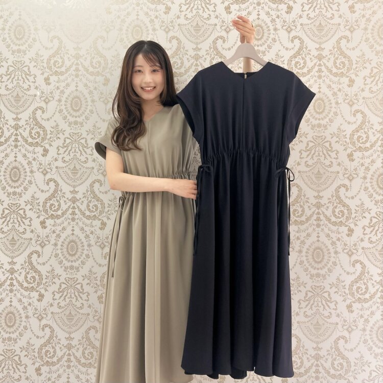 新作入荷情報〈ジャガードギャザー切替ワンピース〉 | m-i-d