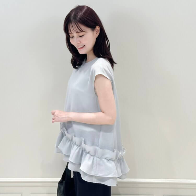 新作入荷情報〈タックパフスリーブフレアカットソー〉 | m-i-d