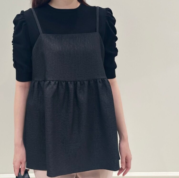 FEW ITEMS / 神シルエットで魅せる♡“タックパフスリーブフレア