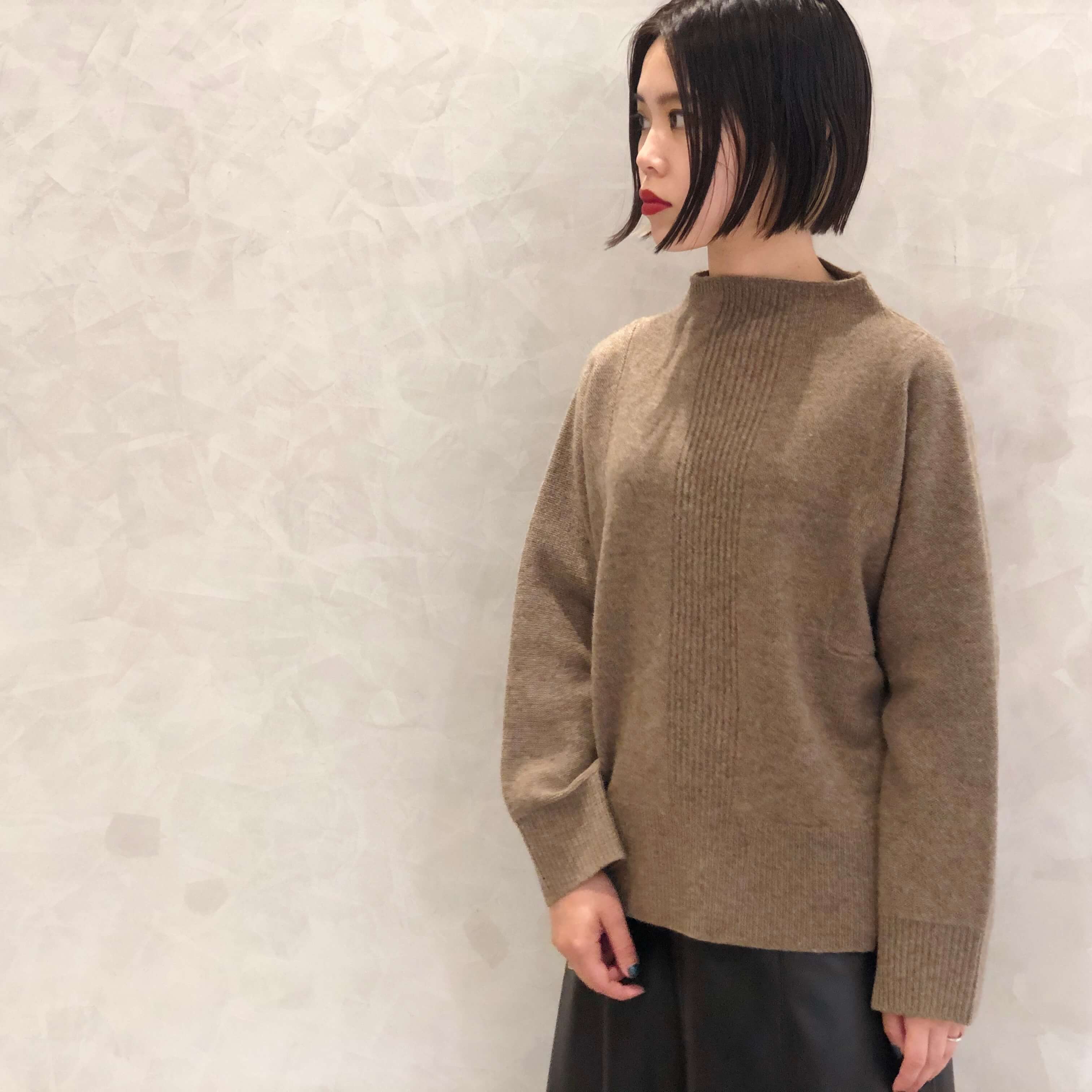 切替スリーブボトルネックニット | m-i-d | BLENHEIM