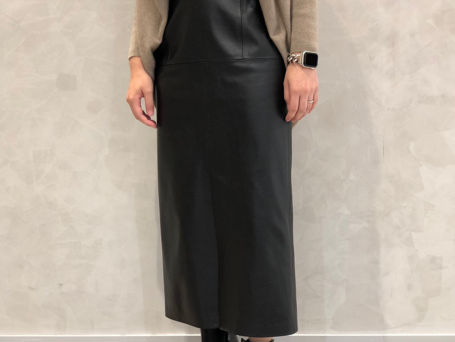 東京の公式通販サイト BLENHEIM レザーロングスカート - スカート