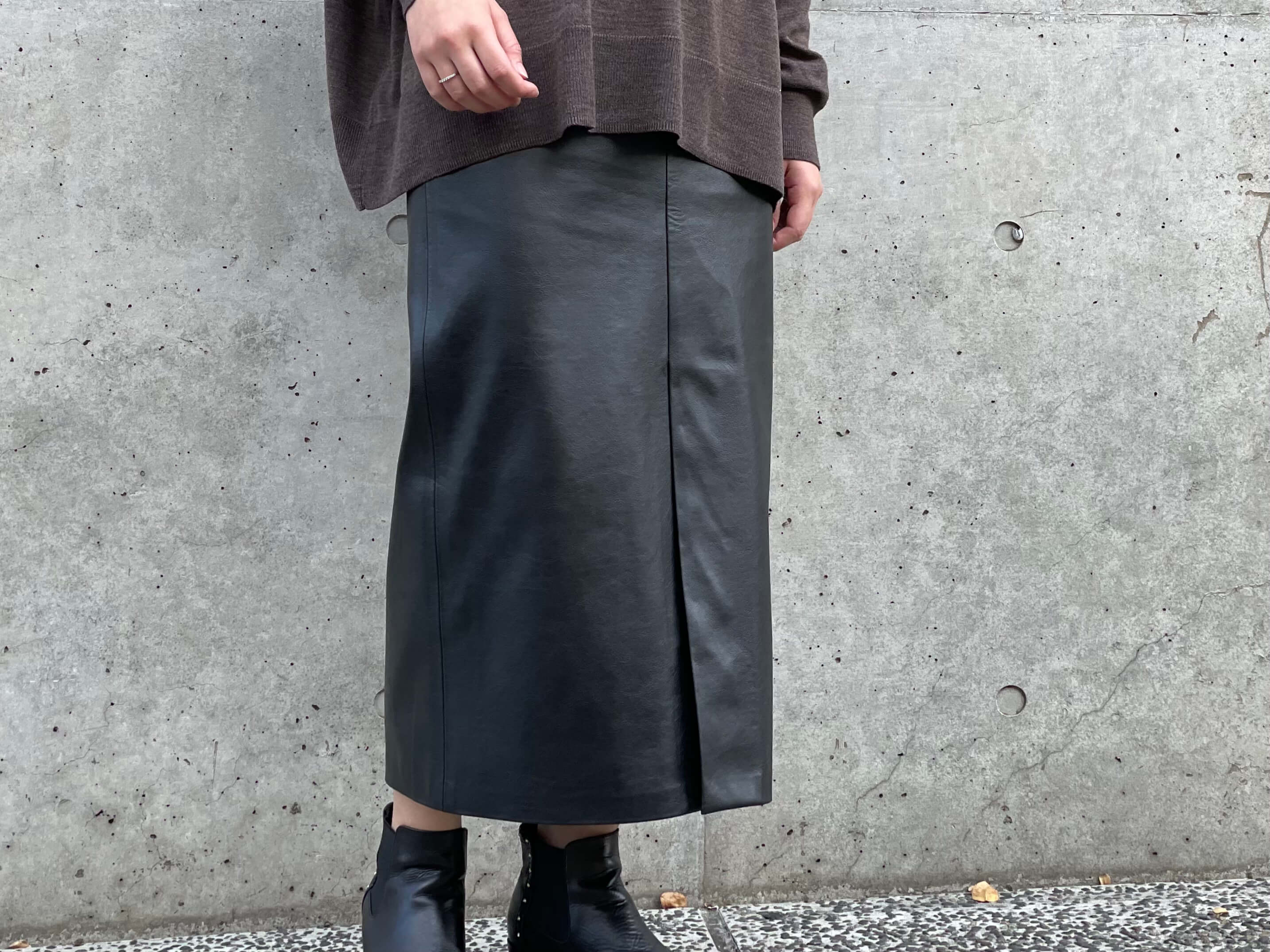 BLENHEIMのレザーロングスカート - ロングスカート