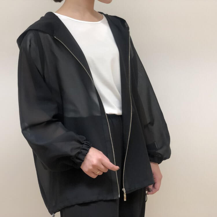 BLENHEIM シアー パーカー S コットン ブラック ブレンヘイム BLENHEIM シアー パーカー S コットン ブラック ブレンヘイム