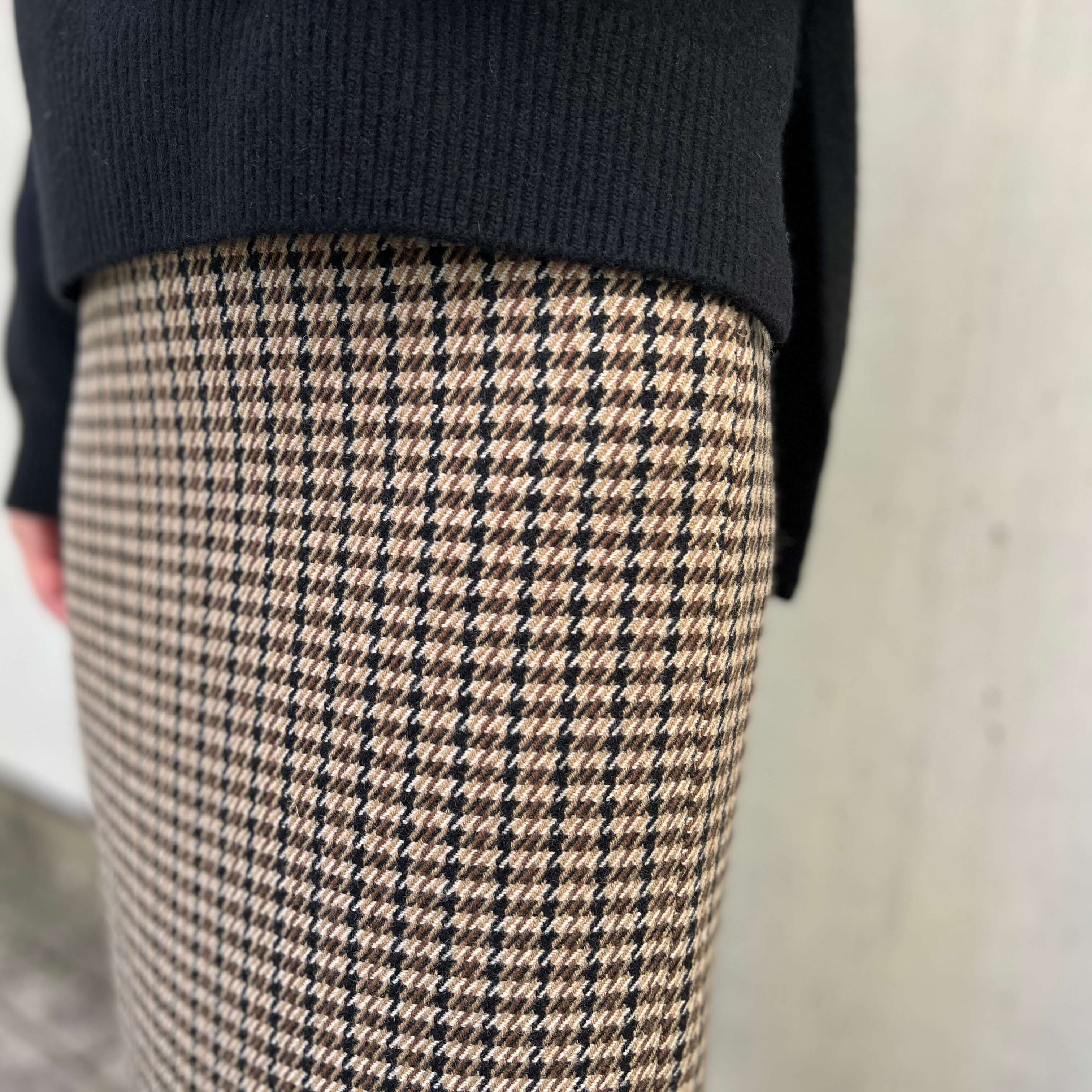 ガンクラブチェックロングタイトスカート　ブレンヘイム　エムプルミエ　mid 新作入荷情報】ガンクラブチェックロングタイトスカート | m-i-d