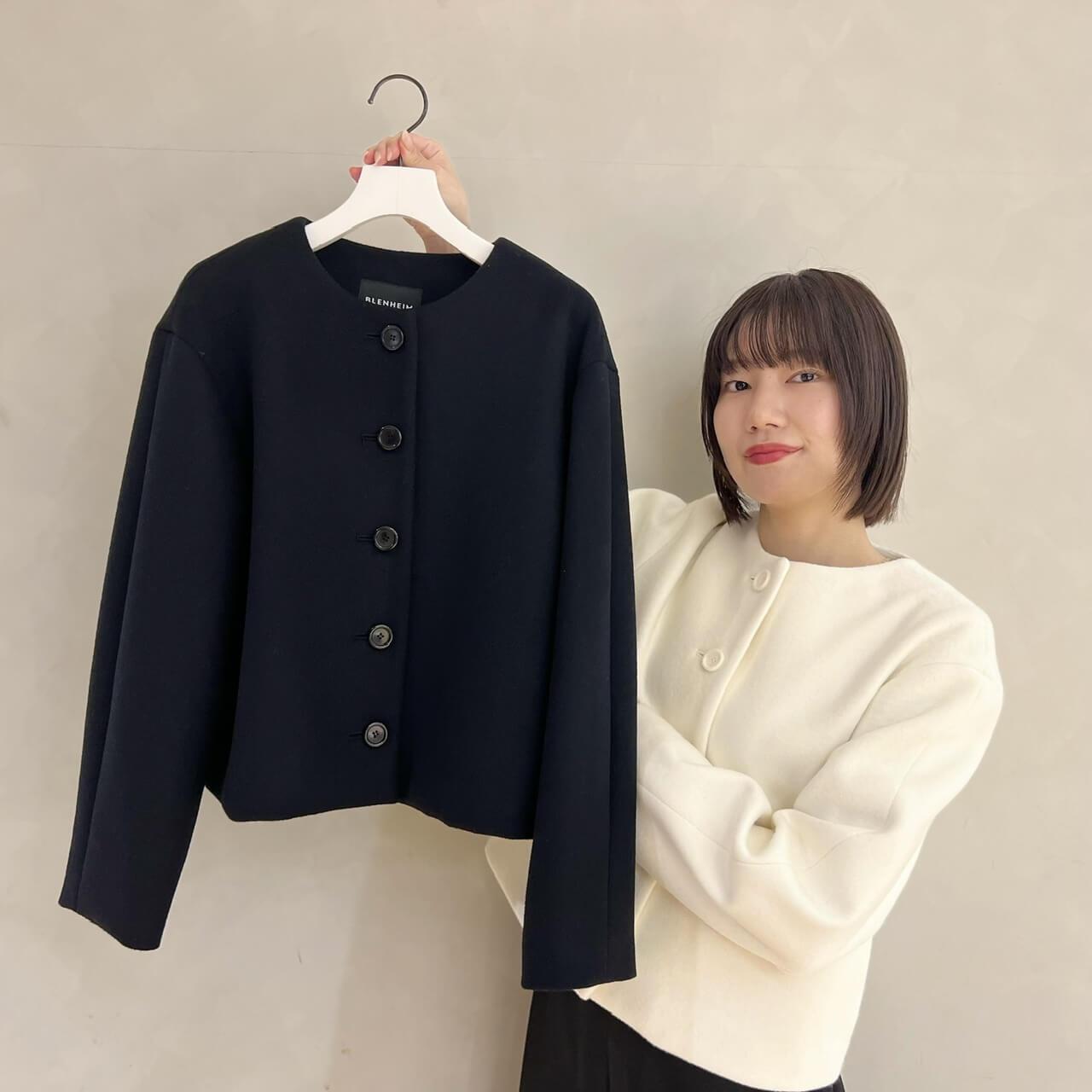 ブレンヘイム blenheim ウールビーバーショートコート BHスタッフ