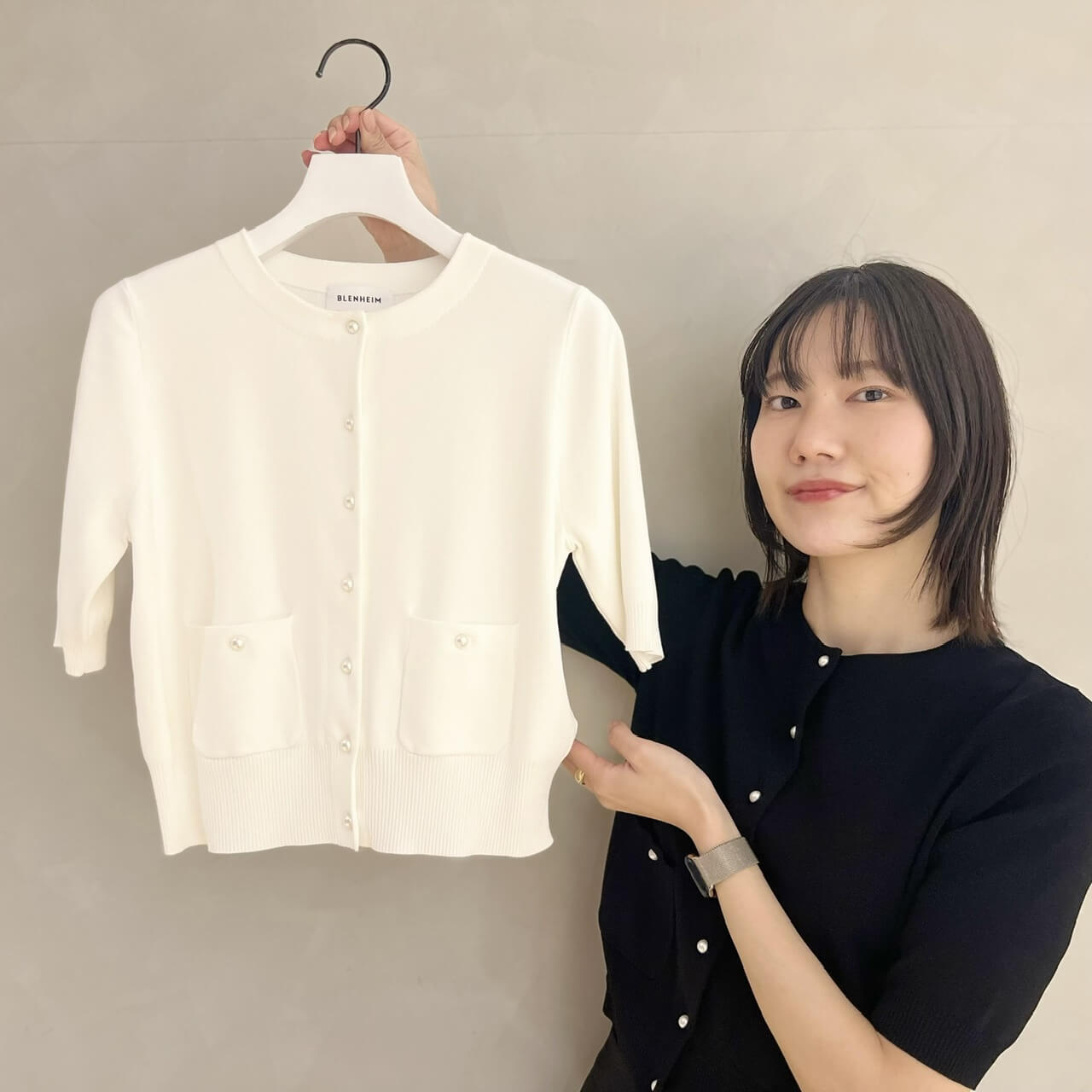 人気のパールニットカーディガンと最新SHOPレイアウトをご紹介！＠銀座