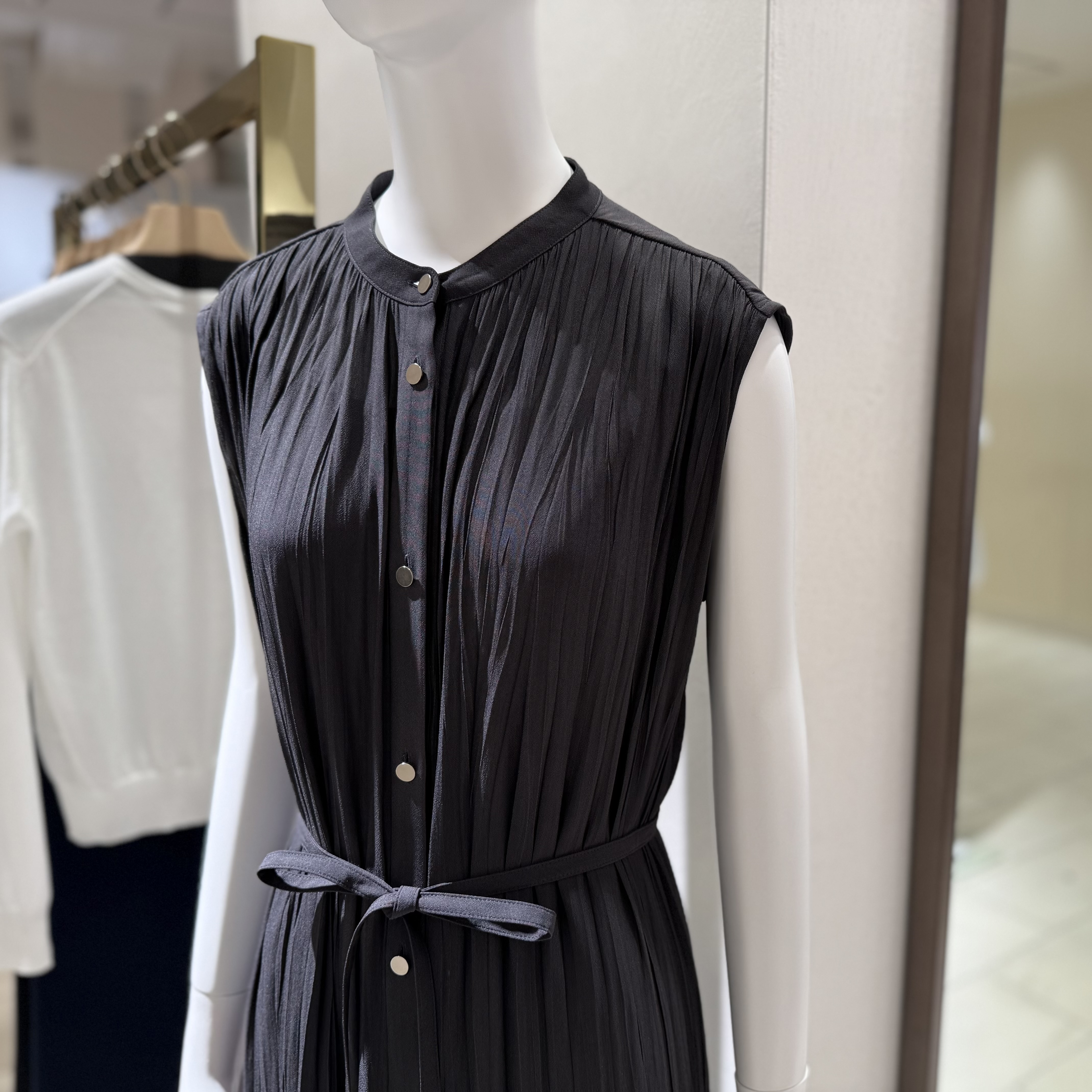 BLENHEIM ブレンヘイム ブラック ノースリーブ ロングワンピース ノースリーブロングワンピース＜BLACK＞ | m-i-d | BLENHEIM