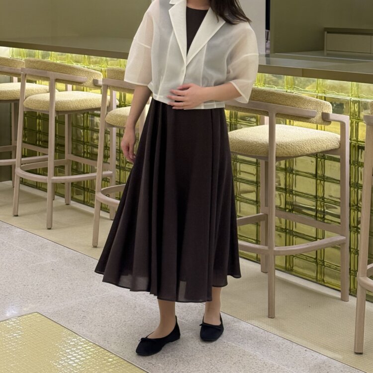 【未使用級】BLENHEIMM プリーツ フレア ロングスカート ベージュ日本製 cammie スカート プリーツフレアロングスカート : ZOZOTOWN Yahoo!店