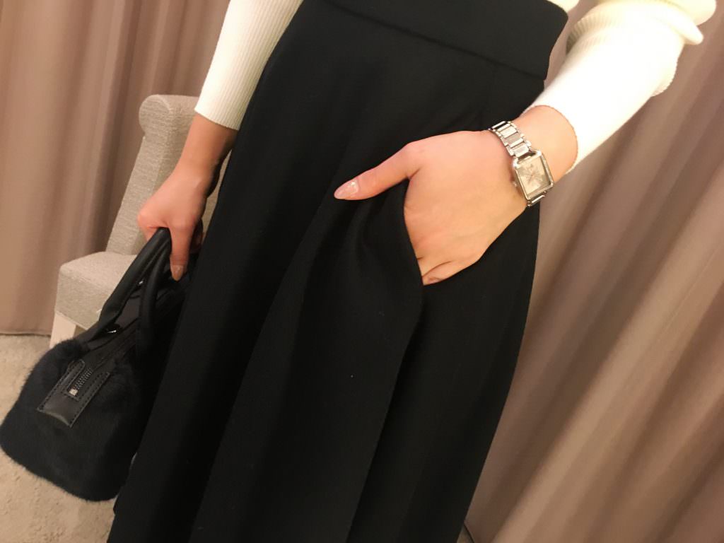 暖かみのある上品リッチなウールスカート | M-PREMIER(エムプルミエ 