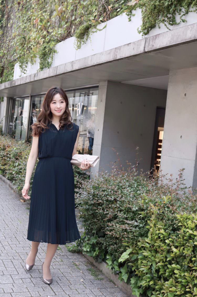 エムプルミエ　シフォンギャザープリーツワンピース img_4564-750x1126.jpg