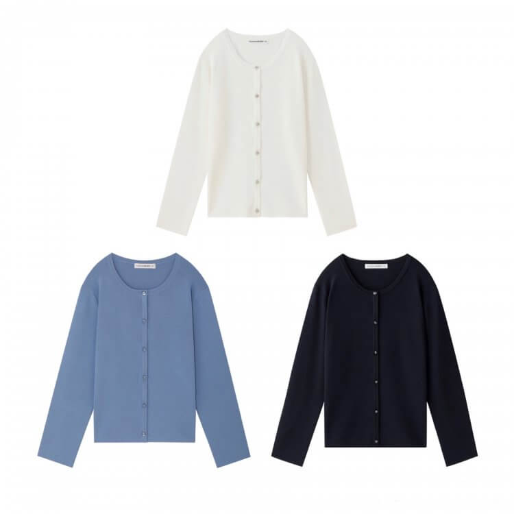 RECOMEND ITEM / レーヨンベーシックカーディガン | m-i-d | M