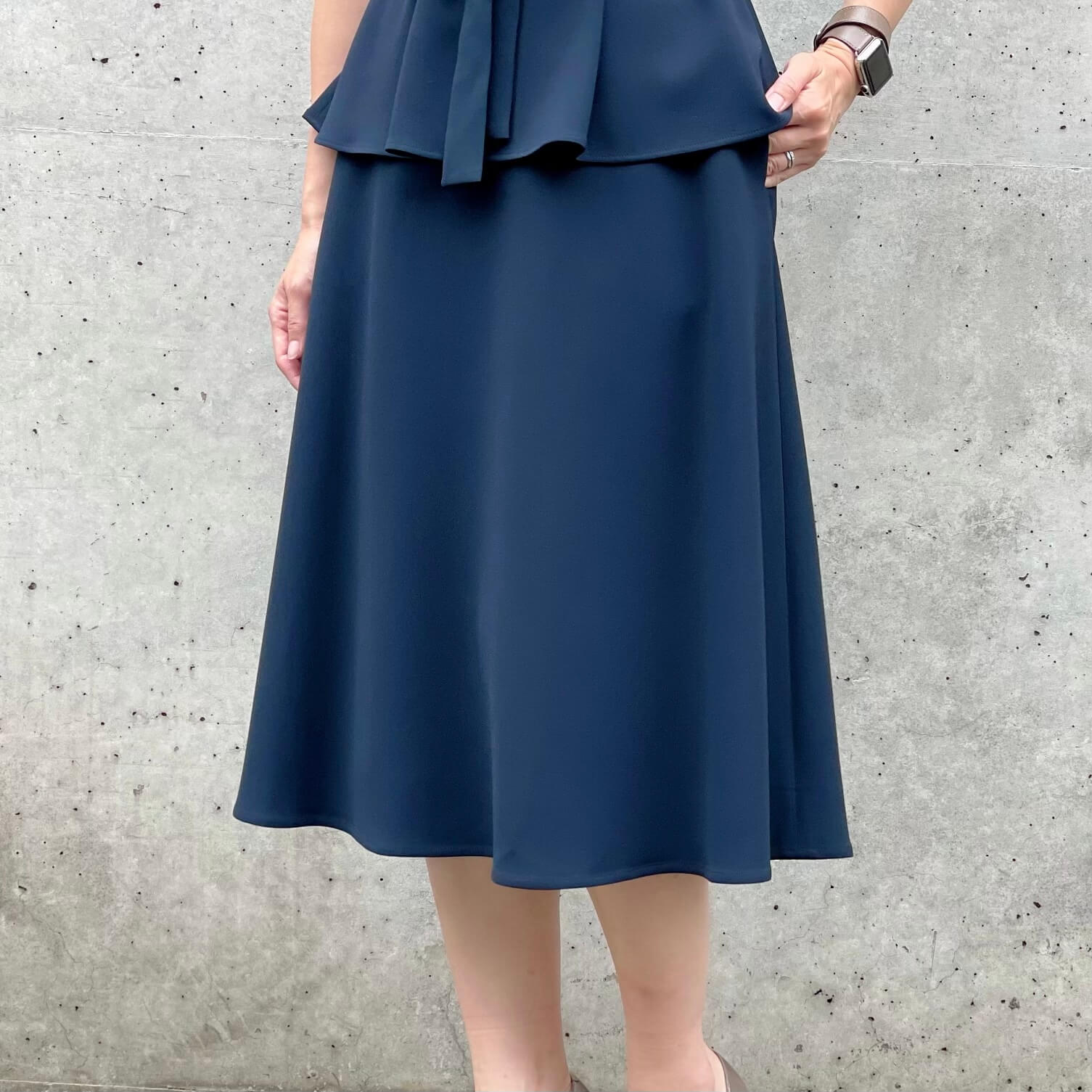 新作入荷情報＜ダブルクロスフレアスカート＞ | m-i-d | M