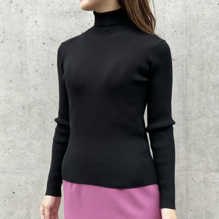 新作入荷情報〈ベーシックタートルネックリブニット〉 | m-i-d | M