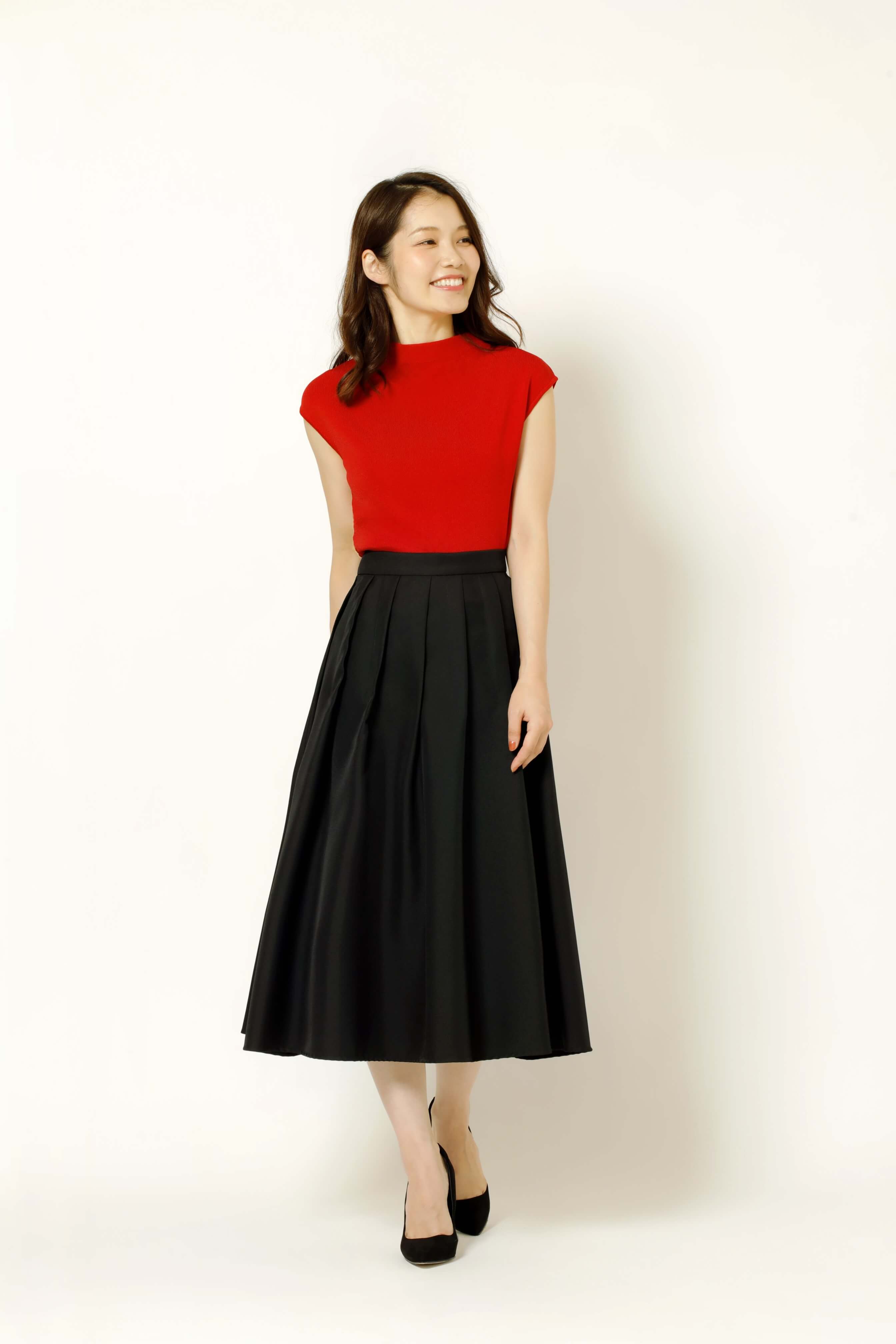 専門店の安心の1ヶ月保証付 M-premier BLACK♡フレアスカート