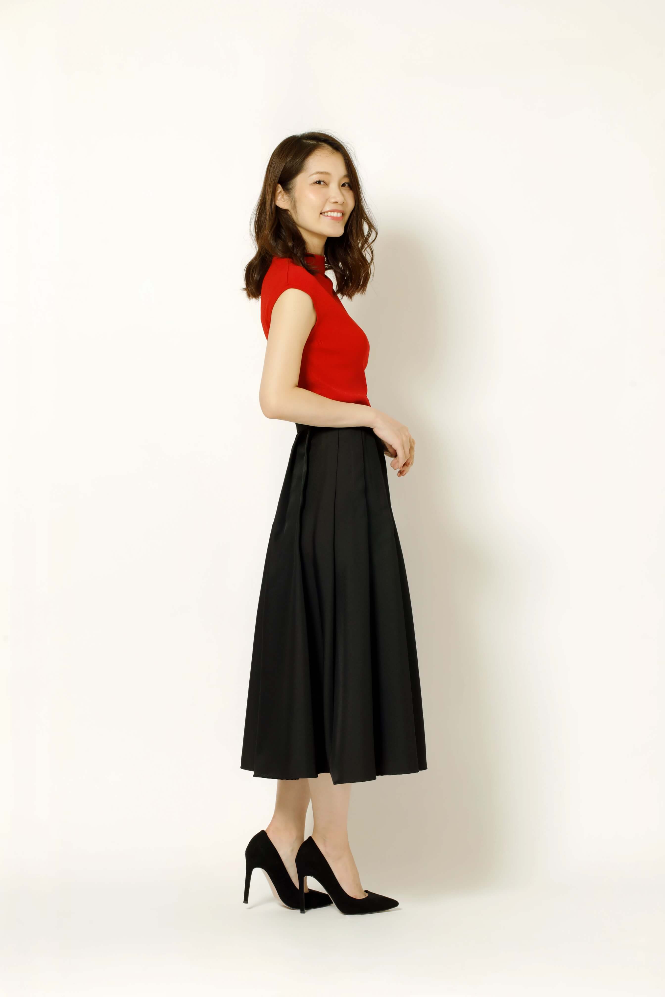 専門店の安心の1ヶ月保証付 M-premier BLACK♡フレアスカート