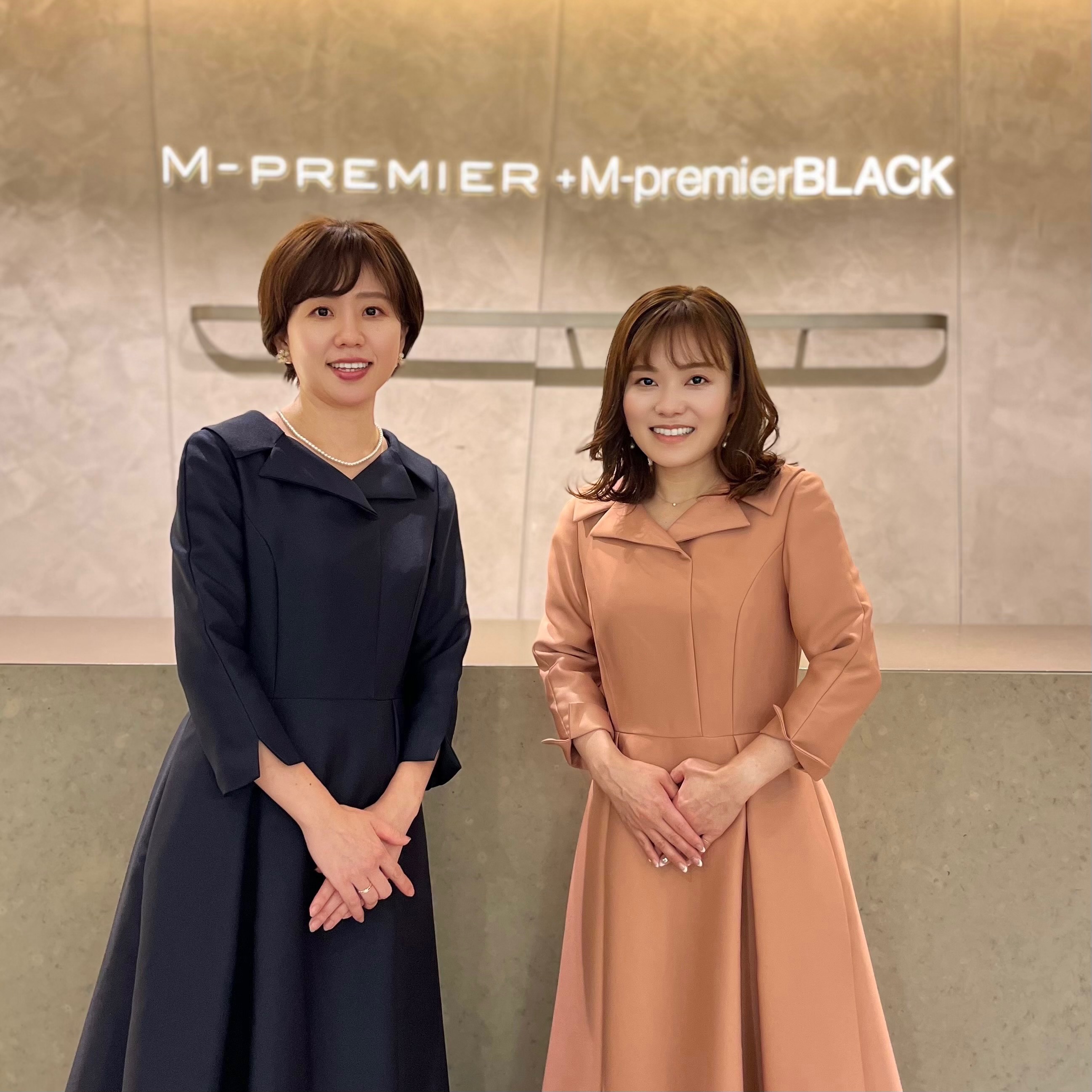 美品□M-premierBLACK(エムプルミエブラック) コート レディース