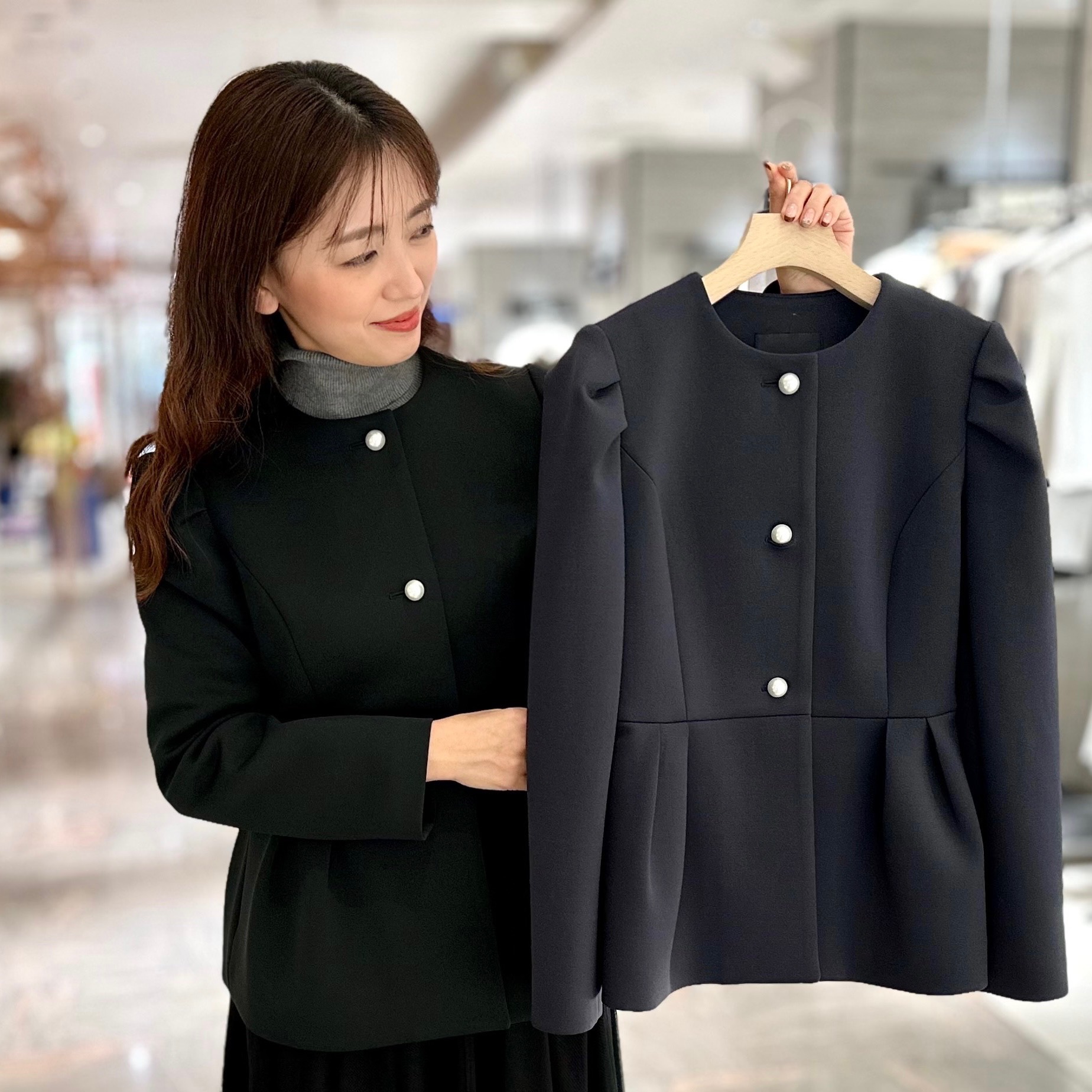 RECOMMEND ITEM / ペプラムジャケットが大人気です！＠伊勢丹