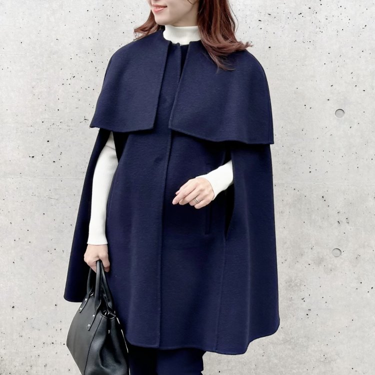 新品未使用タグ付き　ザ ダラス　ラムレザー切替　ケープ コンビコート　フリー img_4586-1-750x750.jpg