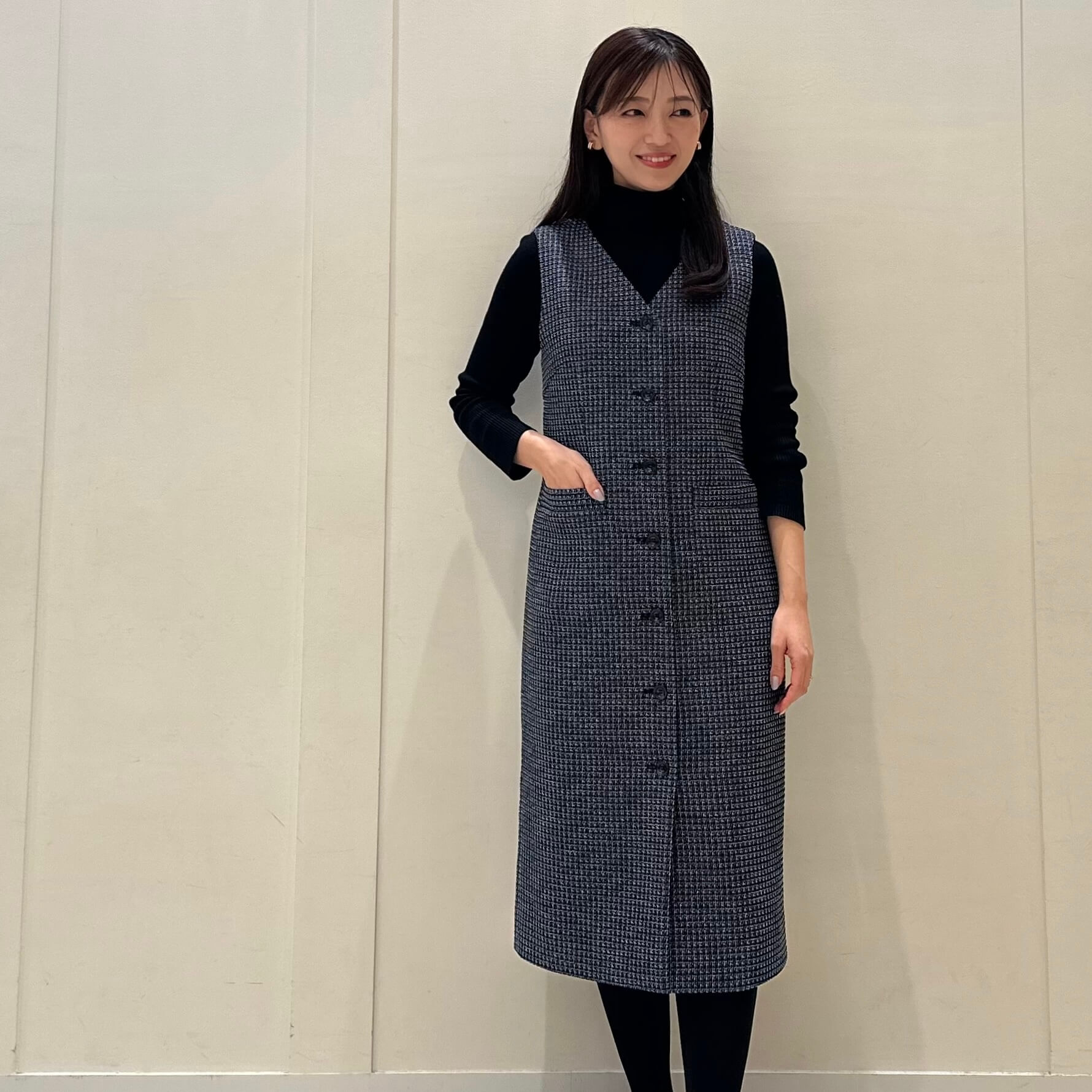 品よく着映える！新作ジャンパースカートご紹介！ | m-i-d | M-PREMIER