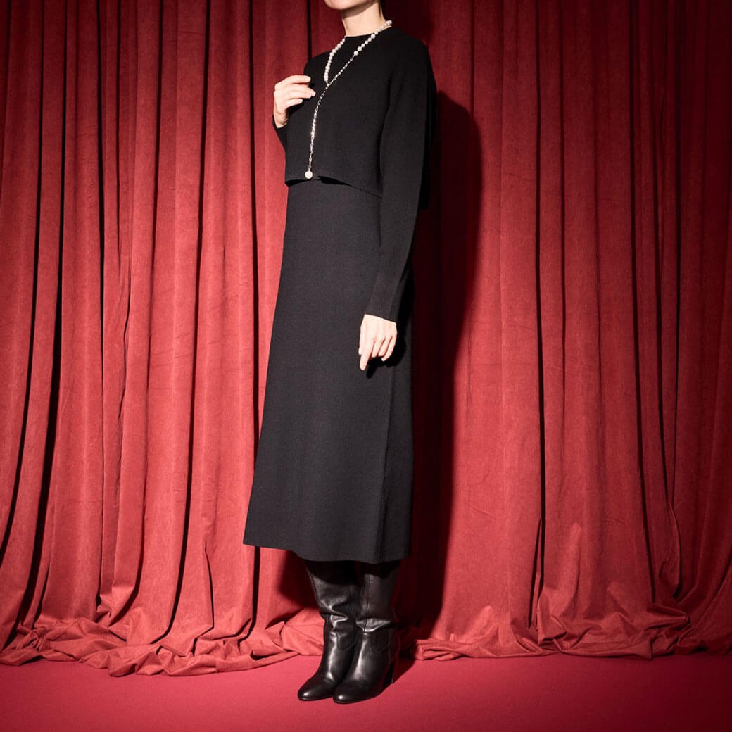 ドットプリントバックサテンワンピース＞はe-shoppingに明日入荷予定！ | m-i-d | M-PREMIER(エムプルミエ)公式スタッフブログ