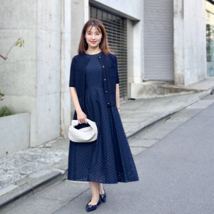 【新品未使用】M-PREMIER COUTURE カーディガン ネイビー M-PREMIER【エムプルミエ】公式通販｜m-i-d e-shopping（エム・アイ