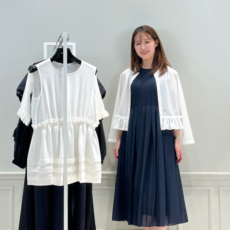 ボーダーニット×ワイドパンツでつくる洗練モノトーンスタイル | m-i-d