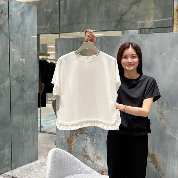 先週の人気アイテム＜フラップポケットツイードワンピース＞の