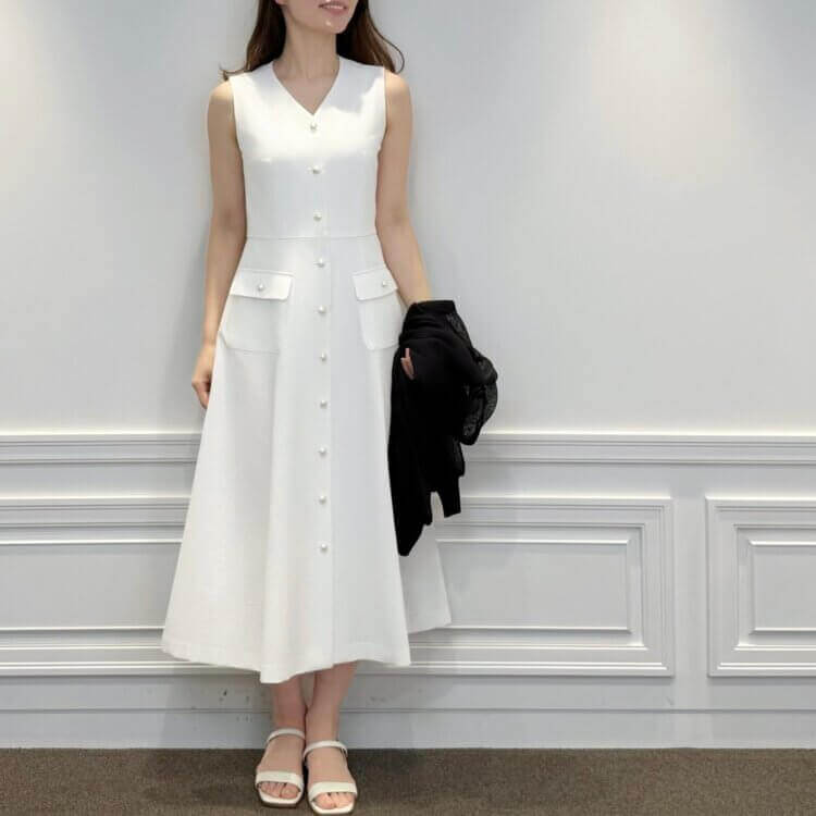 m,i,d, navy / バルーンスリーブ2WAYペプラムジップアップパーカーが