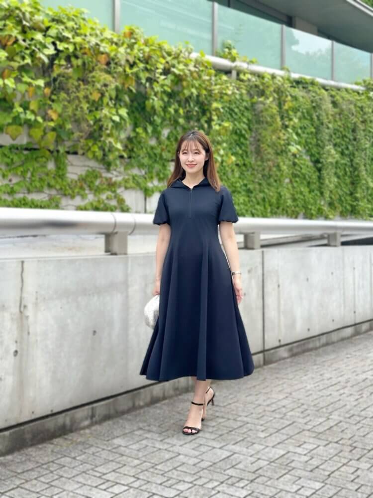 ジーフォア　ワンピース　ネイビー　Mサイズ m,i,d, navy coordinate / 【5/13(水)〜店舗限定発売】私も着用しま