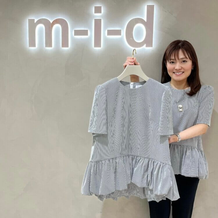 フレアカフスワンピース＞はe-shoppingに明日11：00入荷予定！ | m-i-d
