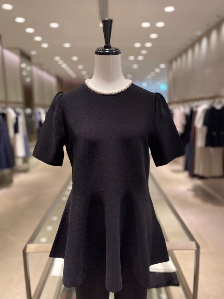 SALE】顔まわり華やぐパールニットがお買い得＠大丸東京店 | m-i-d | M